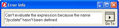 subscribe error