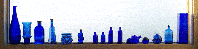 Blue bottles from Derek at penmachine.com